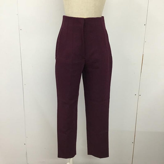 ザラ ZARA パンツ スラックス 1608 332 647 ハイウエストパンツ XS 無地 紫 / パープル /  レディース USED 古着 中古 10098229
