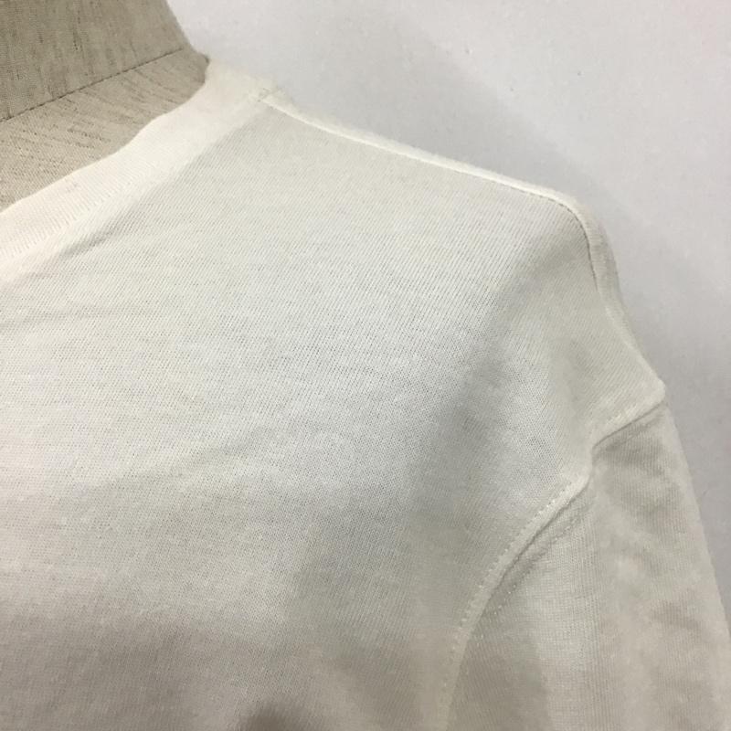 ザラ ZARA Tシャツ 半袖 0526 305 052 刺繍 クルーネック M ロゴ、文字 白 / ホワイト /  メンズ USED 古着 中古 10098230