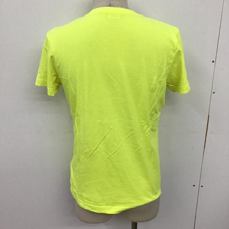 ディーゼル DIESEL Tシャツ 半袖 Dieselnation クルーネック S ロゴ、文字 黄 / イエロー /  メンズ USED 古着 中古 10098235