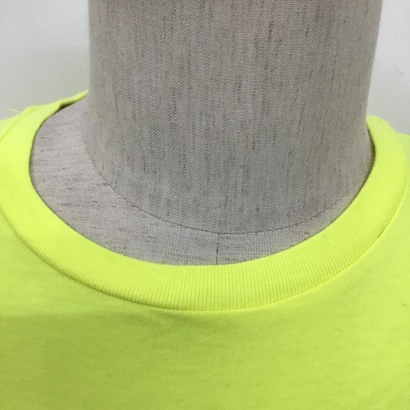 ディーゼル DIESEL Tシャツ 半袖 Dieselnation クルーネック S ロゴ、文字 黄 / イエロー /  メンズ USED 古着 中古 10098235