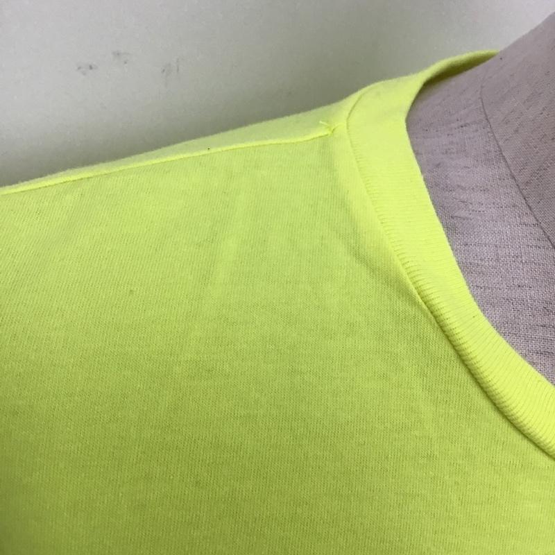 ディーゼル DIESEL Tシャツ 半袖 Dieselnation クルーネック S ロゴ、文字 黄 / イエロー /  メンズ USED 古着 中古 10098235