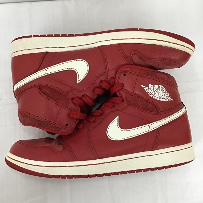 ナイキ NIKE スニーカー スニーカー 555088-601 AIR JORDAN 1 RETRO HIGH OG 28cm 28.0cm ロゴ、文字 赤 / レッド / X 白 / ホワイト /  メンズ USED 古着 中古 10098248