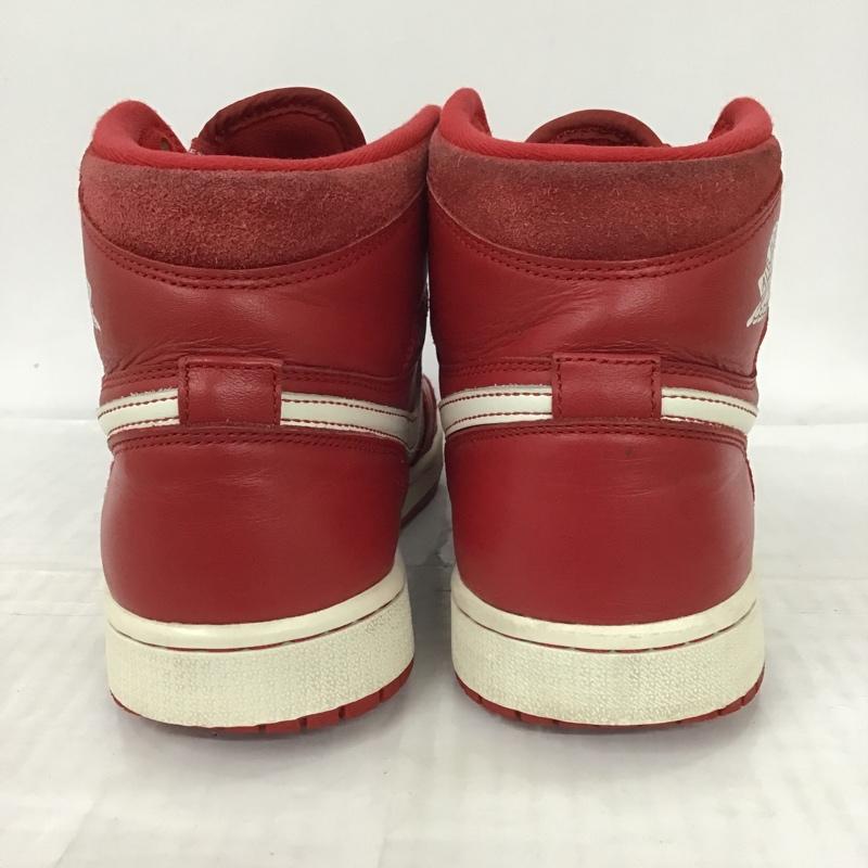 ナイキ NIKE スニーカー スニーカー 555088-601 AIR JORDAN 1 RETRO HIGH OG 28cm 28.0cm ロゴ、文字 赤 / レッド / X 白 / ホワイト /  メンズ USED 古着 中古 10098248