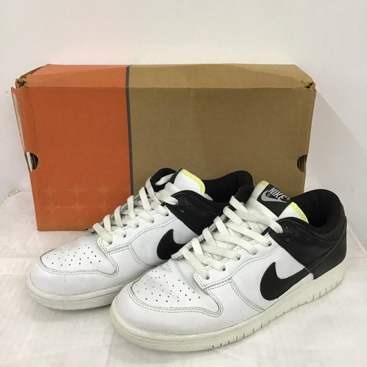 ナイキ NIKE スニーカー スニーカー 309236 101 DUNK LOW 29cm 箱有 29.0cm ロゴ、文字 白 / ホワイト / X 黒 / ブラック /  メンズ USED 古着 中古 10098249