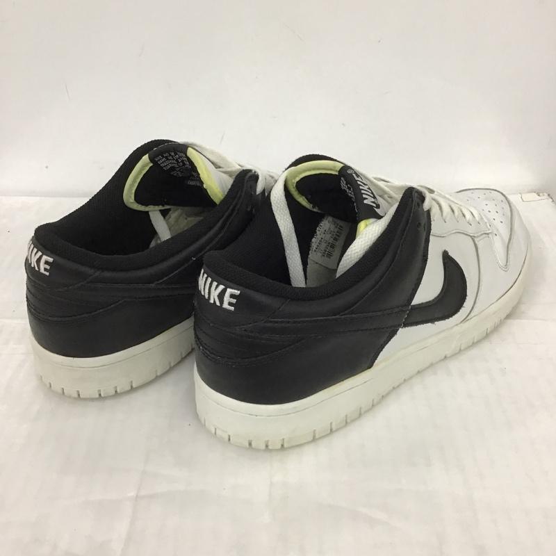 ナイキ NIKE スニーカー スニーカー 309236 101 DUNK LOW 29cm 箱有 29.0cm ロゴ、文字 白 / ホワイト / X 黒 / ブラック /  メンズ USED 古着 中古 10098249