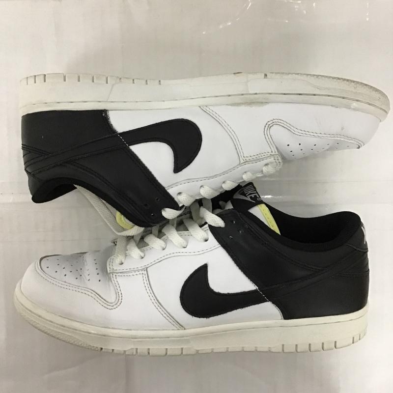 ナイキ NIKE スニーカー スニーカー 309236 101 DUNK LOW 29cm 箱有 29.0cm ロゴ、文字 白 / ホワイト / X 黒 / ブラック /  メンズ USED 古着 中古 10098249