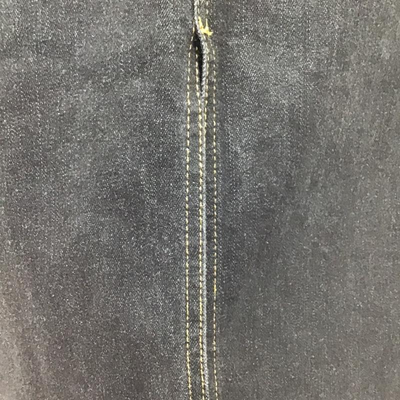 ロペピクニック ROPE' PICNIC スカート ロングスカート GDC-51100-B デニムスカート フロントスリット 36 無地 黒 / ブラック /  レディース USED 古着 中古 10098263