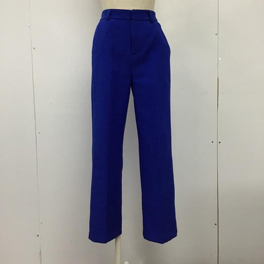リエディ Re:EDIT パンツ スラックス 1375REA センタープレスカラースラックス S 無地 青 / ブルー /  レディース USED 古着 中古 10098264