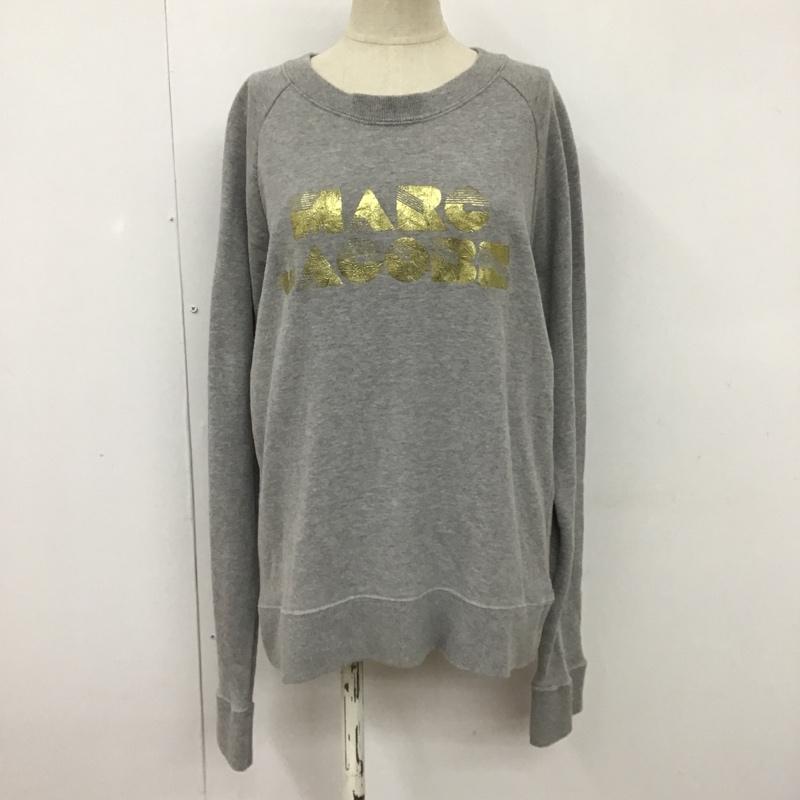 マークジェイコブス MARCJACOBS トレーナー 長袖 M4007081 スウェット M ロゴ、文字 灰 / グレー / X 金 / ゴールド /  レディース USED 古着 中古 10098268