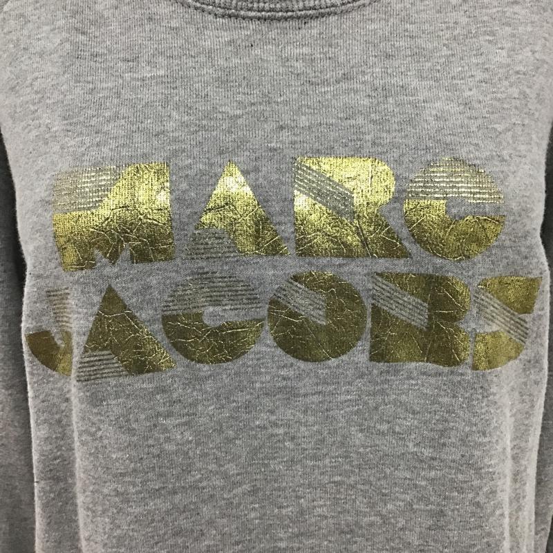 マークジェイコブス MARCJACOBS トレーナー 長袖 M4007081 スウェット M ロゴ、文字 灰 / グレー / X 金 / ゴールド /  レディース USED 古着 中古 10098268