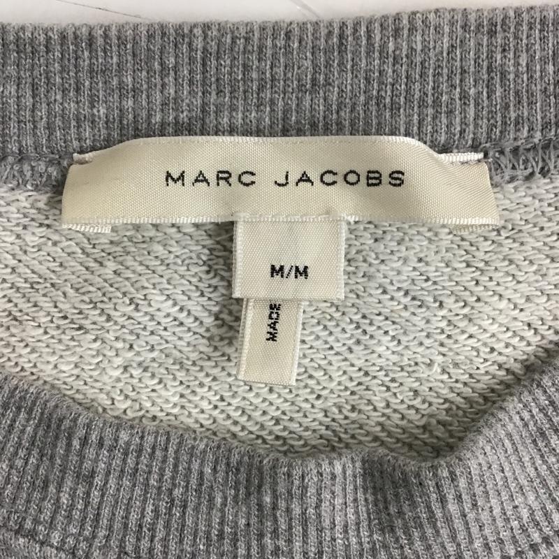 マークジェイコブス MARCJACOBS トレーナー 長袖 M4007081 スウェット M ロゴ、文字 灰 / グレー / X 金 / ゴールド /  レディース USED 古着 中古 10098268