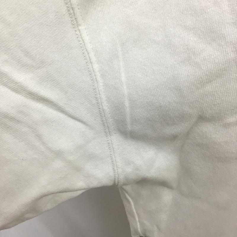 ジーナシス JEANASIS カットソー 半袖 JS063149TP サイドジッププルオーバー Vネック FREE 無地 白 / ホワイト /  レディース USED 古着 中古 10098317