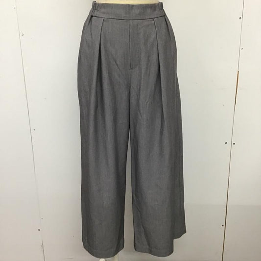 レプシィム LEPSIM パンツ スラックス スラックス ワイドパンツ カジュアルパンツ ストレートパンツ S 無地 灰 / グレー /  レディース USED 古着 中古 10098334
