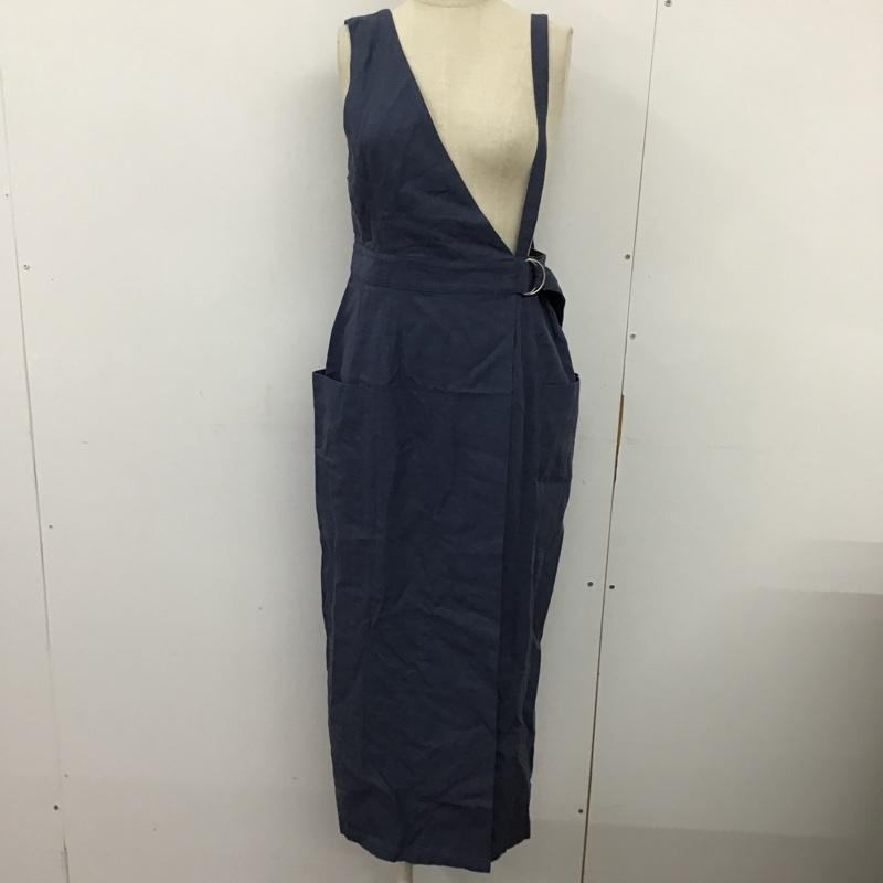 スライ SLY ワンピース ロングスカート 030DSH31-1900 ONESHOULDERJUMPERスカート ワンピース オールインワン 1 無地 青 / ブルー /  レディース USED 古着 中古 10098345