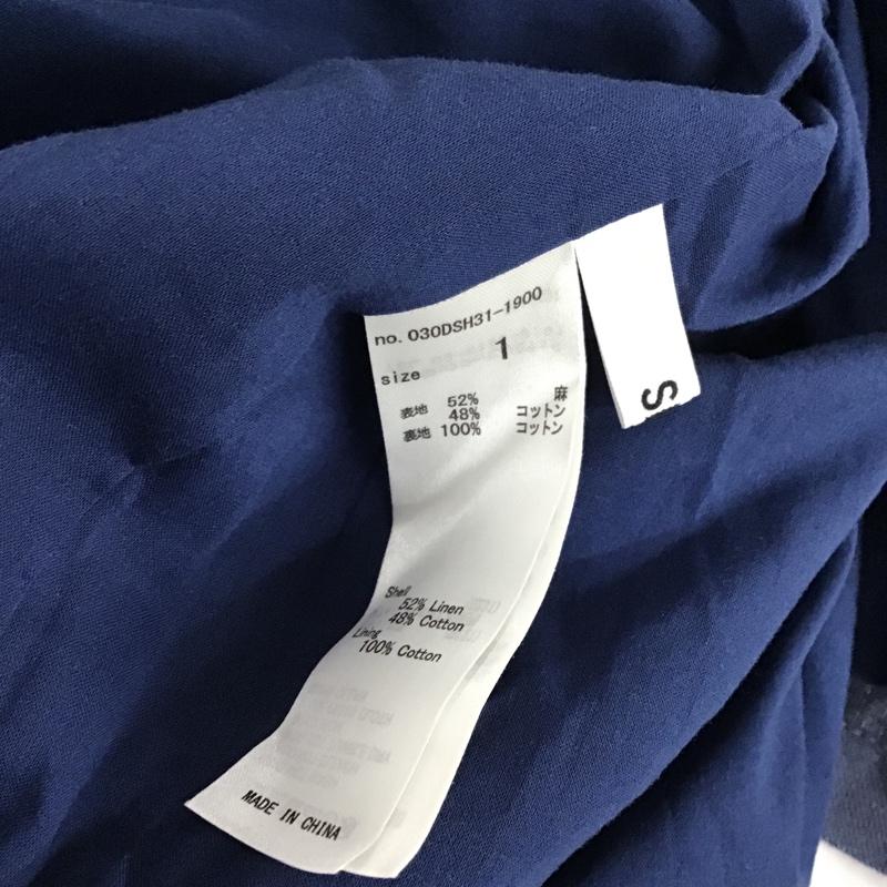 スライ SLY ワンピース ロングスカート 030DSH31-1900 ONESHOULDERJUMPERスカート ワンピース オールインワン 1 無地 青 / ブルー /  レディース USED 古着 中古 10098345