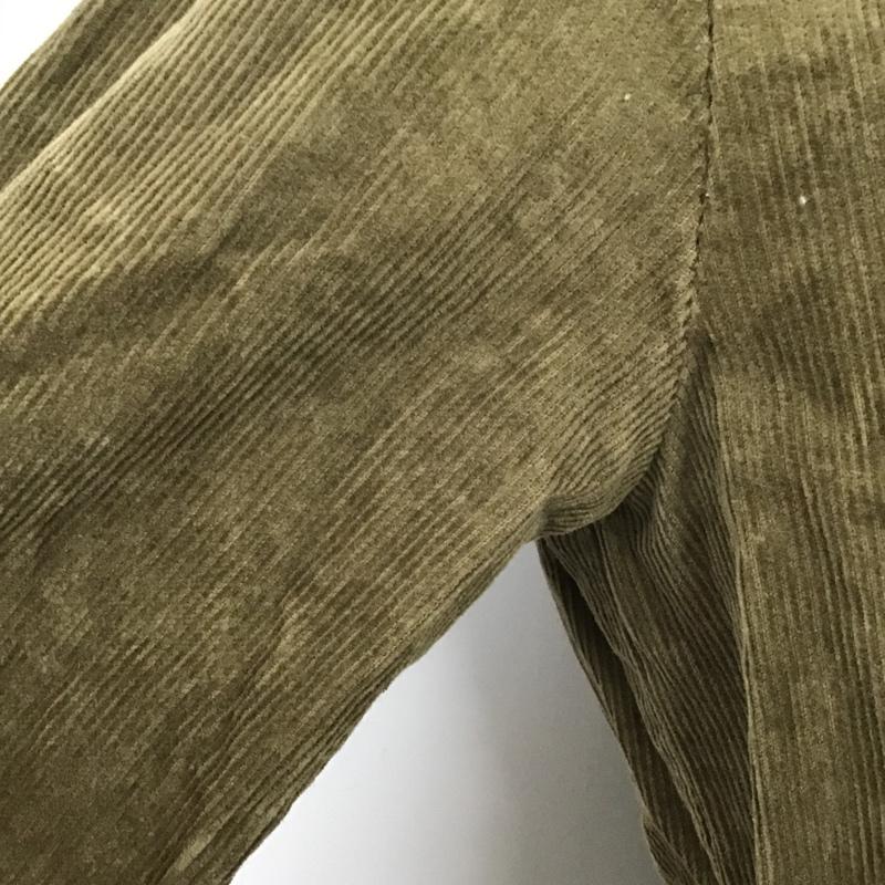 サニーレーベル Sonny Label ワンピース ひざ丈スカート LA87-26K030 コーデュロイ ノーカラー FREE 無地 カーキ / カーキ /  レディース USED 古着 中古 10098385