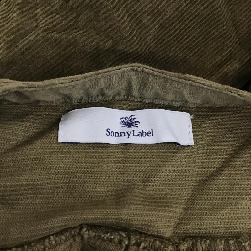 サニーレーベル Sonny Label ワンピース ひざ丈スカート LA87-26K030 コーデュロイ ノーカラー FREE 無地 カーキ / カーキ /  レディース USED 古着 中古 10098385