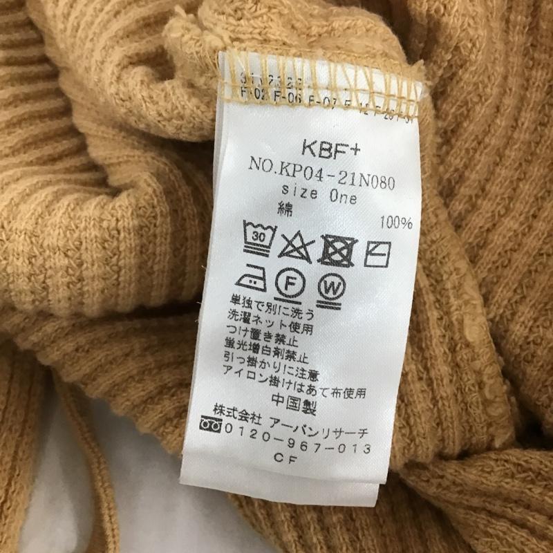 ケービーエフプラス KBF+ ニット、セーター 長袖 KP04-21N080 バックリボンプルオーバー 無地 橙 / オレンジ /  レディース USED 古着 中古 10098399