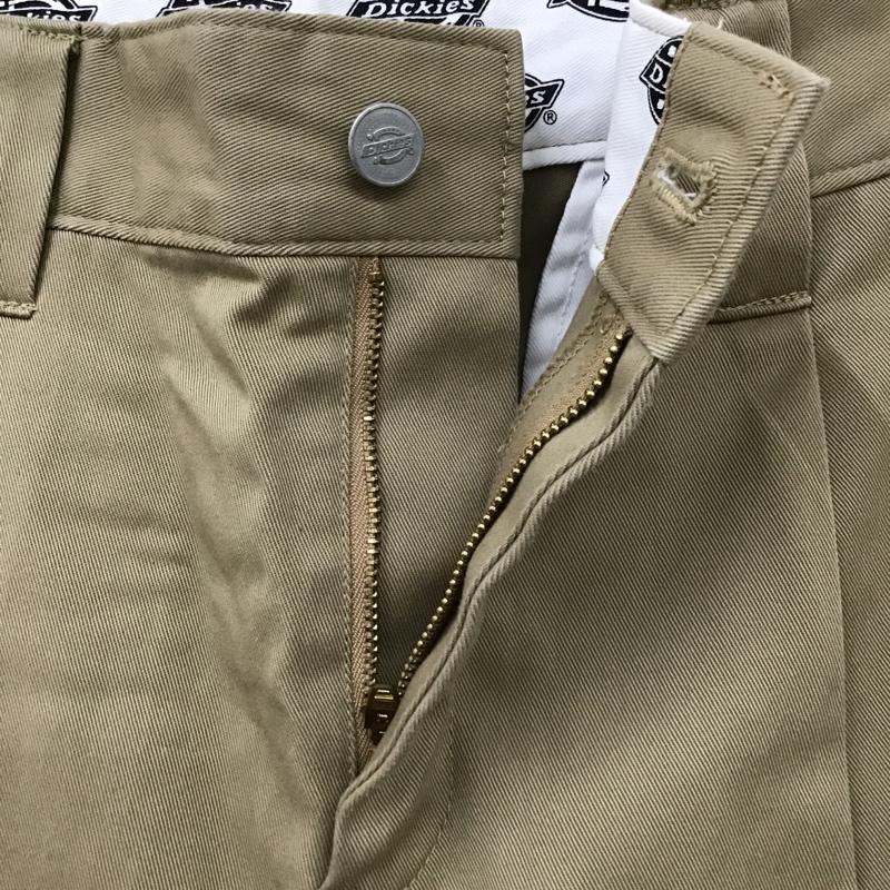 ディッキーズ Dickies パンツ チノパン 171M40FS03 フリークスストア別注 タックアンクル 30 ロゴ、文字 ベージュ / ベージュ /  メンズ USED 古着 中古 10098419
