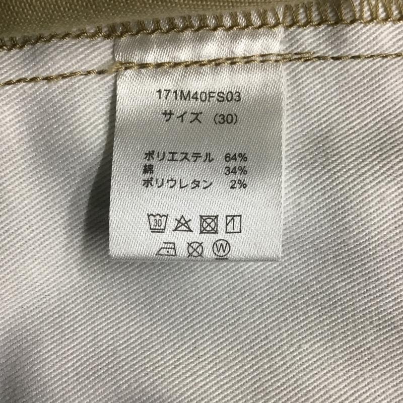 ディッキーズ Dickies パンツ チノパン 171M40FS03 フリークスストア別注 タックアンクル 30 ロゴ、文字 ベージュ / ベージュ /  メンズ USED 古着 中古 10098419