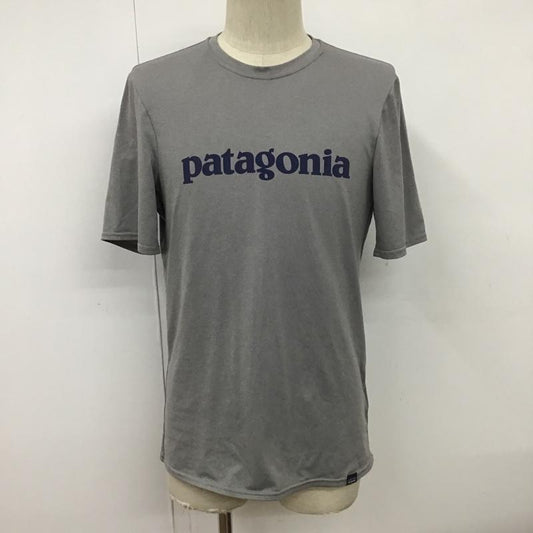 パタゴニア patagonia Tシャツ 半袖 CAPILENE BASELAYER S ロゴ、文字 灰 / グレー /  メンズ USED 古着 中古 10098423