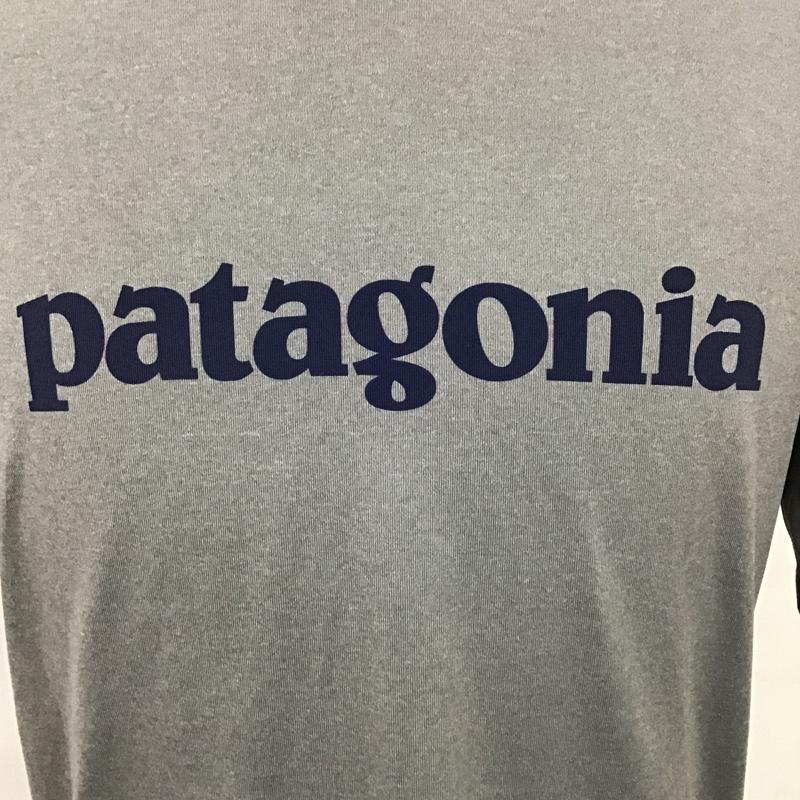 パタゴニア patagonia Tシャツ 半袖 CAPILENE BASELAYER S ロゴ、文字 灰 / グレー /  メンズ USED 古着 中古 10098423