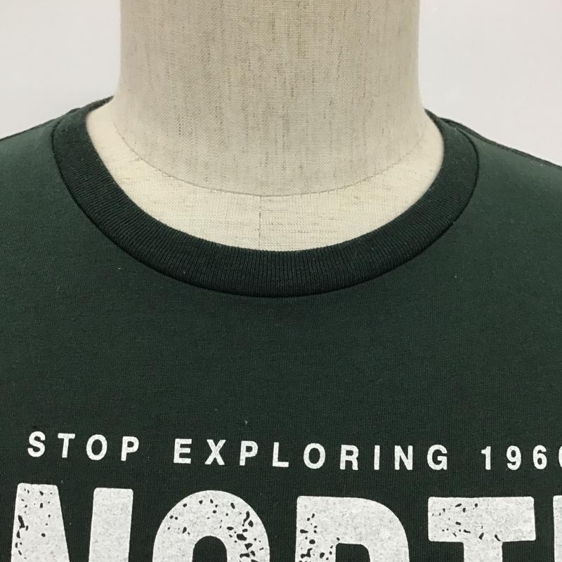 ザノースフェイス THE NORTH FACE Tシャツ 半袖 NT81785 スクエア ロゴ M プリント 緑 / グリーン /  メンズ USED 古着 中古 10098424