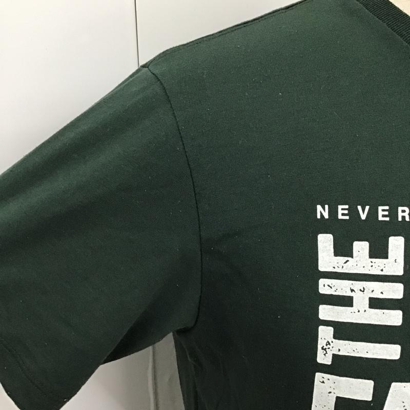 ザノースフェイス THE NORTH FACE Tシャツ 半袖 NT81785 スクエア ロゴ M プリント 緑 / グリーン /  メンズ USED 古着 中古 10098424