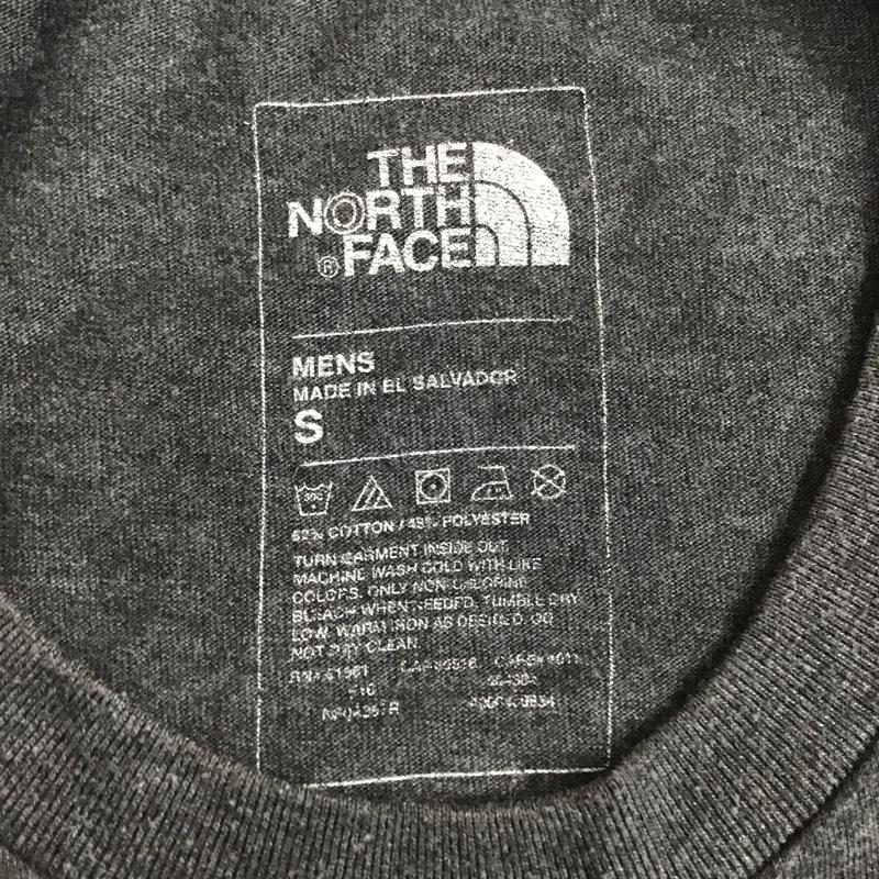 ザノースフェイス THE NORTH FACE Tシャツ 半袖 クルーネック TNF ロゴ S ロゴ、文字 チャコールグレー / チャコールグレー /  メンズ USED 古着 中古 10098425