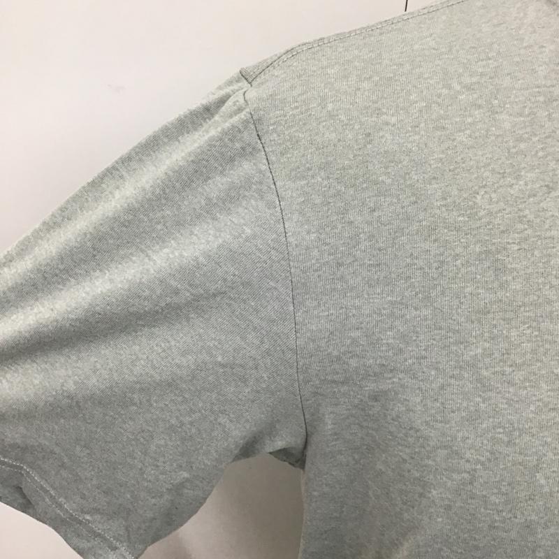 ザノースフェイス THE NORTH FACE Tシャツ 半袖 NF0A33LHDYX クルーネック プリント S ロゴ、文字 灰 / グレー /  メンズ USED 古着 中古 10098426
