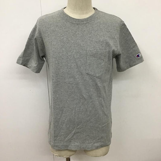 チャンピオン Champion Tシャツ 半袖 C3-M349 胸ポケット M ワンポイント 灰 / グレー /  メンズ USED 古着 中古 10098428