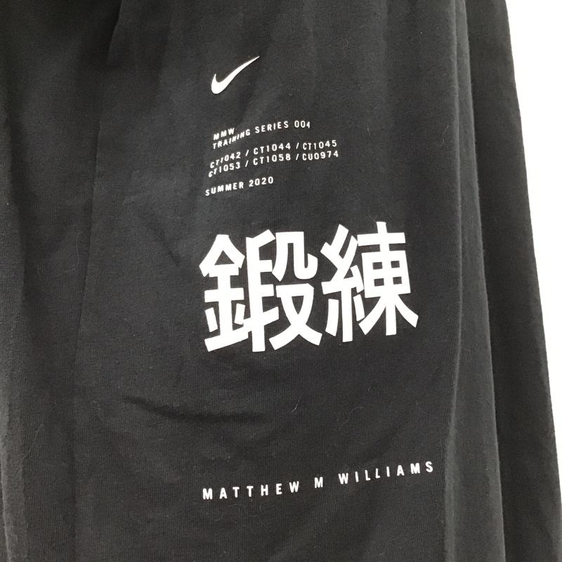 ナイキ NIKE Tシャツ 半袖 CT1044-010 NikexMMWT‑Shirt スポーツウェア 半袖カットソー プリントTシャツ XL ロゴ、文字 黒 / ブラック /  メンズ USED 古着 中古 10098454