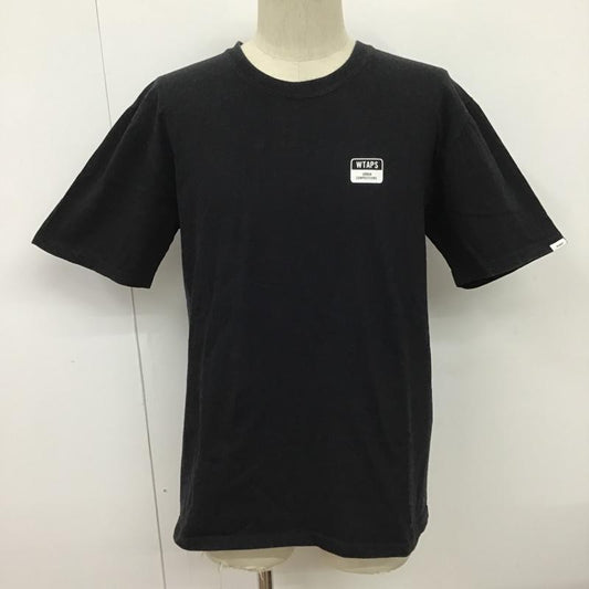 ダブルタップス WTAPS Tシャツ 半袖 2 ロゴ、文字 黒 / ブラック /  メンズ USED 古着 中古 10098458