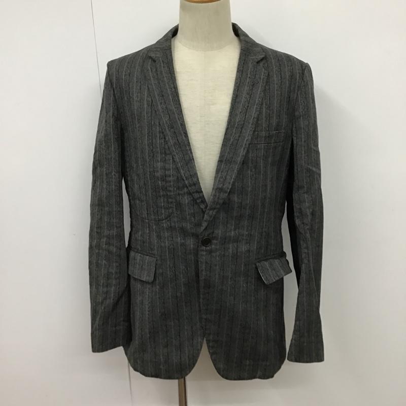 コムデギャルソンオムプリュス COMME des GARCONS HommePlus ジャケット、上着 ジャケット、ブレザー カジュアルジャケット カラージャケット ストライプジャケット M ストライプ マルチカラー / マルチカラー /  メンズ USED 古着 中古 10098479