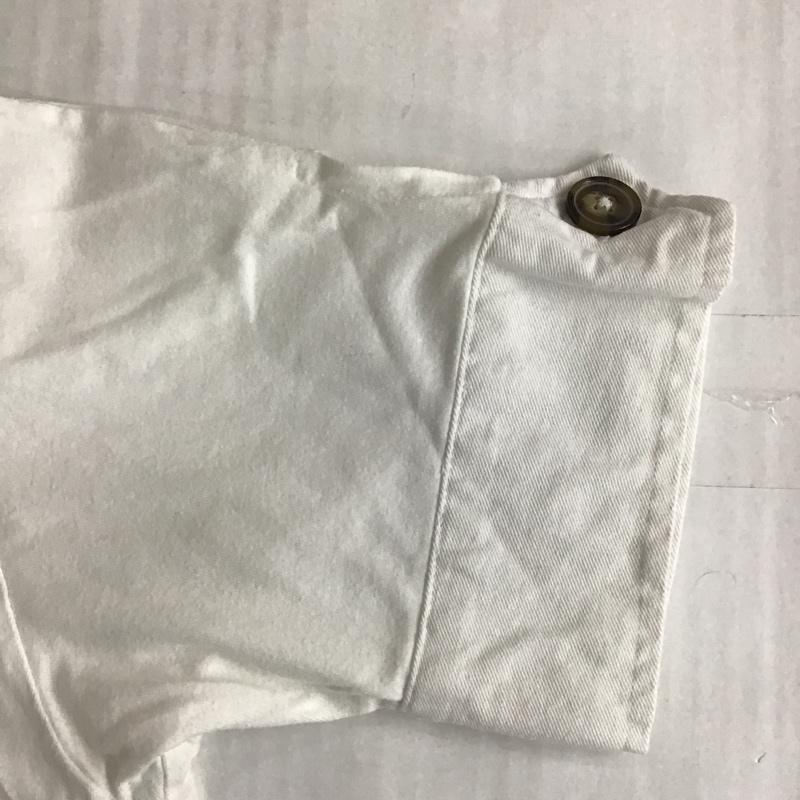 ザラ ZARA ワンピース ロングスカート ロングワンピース 半袖ワンピース カジュアルワンピース クルーネックワンピ M 無地 白 / ホワイト /  レディース USED 古着 中古 10098482