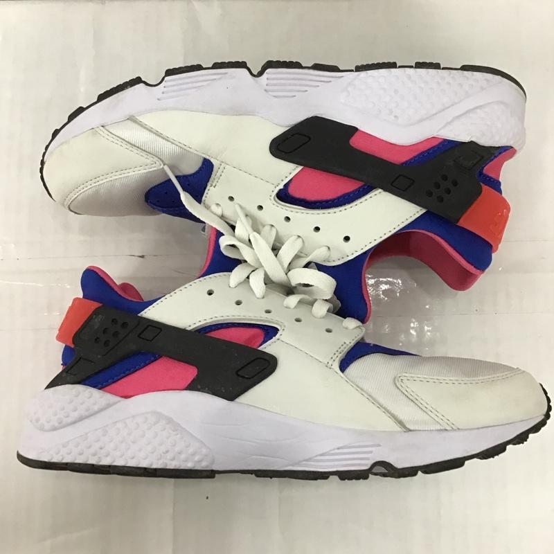 ナイキ NIKE スニーカー スニーカー AH8049-100 AIR HUARACHE RUN 91 QS 28.5cm 28.5cm ロゴ、文字 白 / ホワイト / X 青 / ブルー / X 黒 / ブラック / X 桃 / ピンク /  メンズ USED 古着 中古 10098505