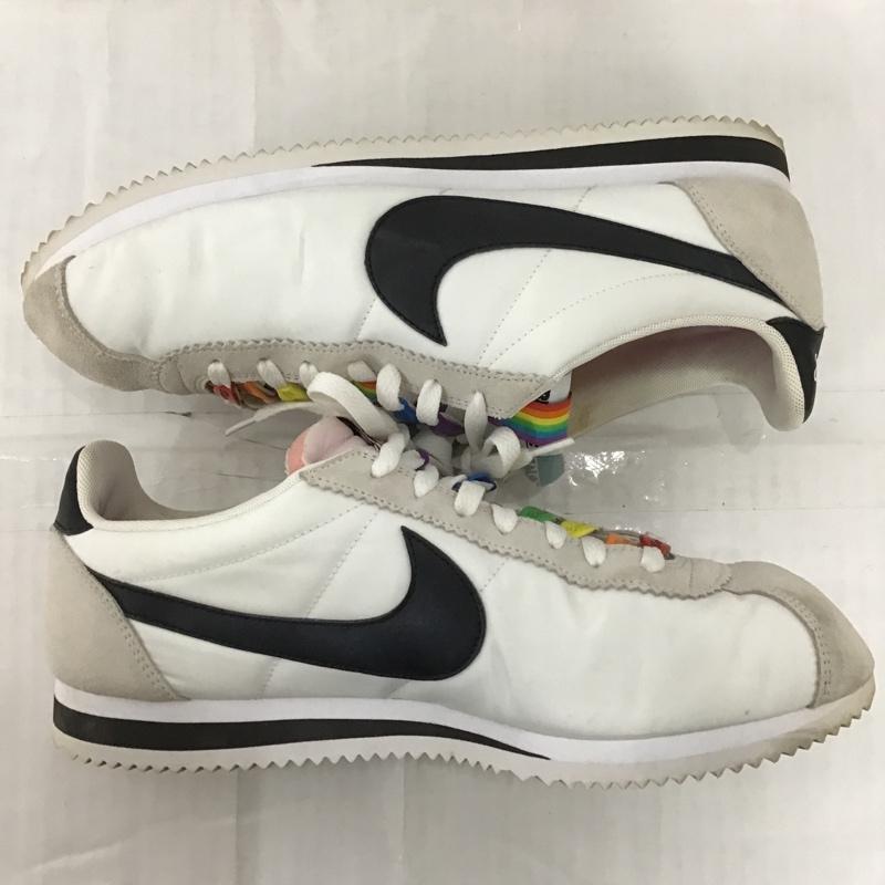 ナイキ NIKE スニーカー スニーカー 902806-100 CLASSIC CORTEZ BT QS 28.5cm 28.5cm ロゴ、文字 白 / ホワイト / X 黒 / ブラック /  メンズ USED 古着 中古 10098508