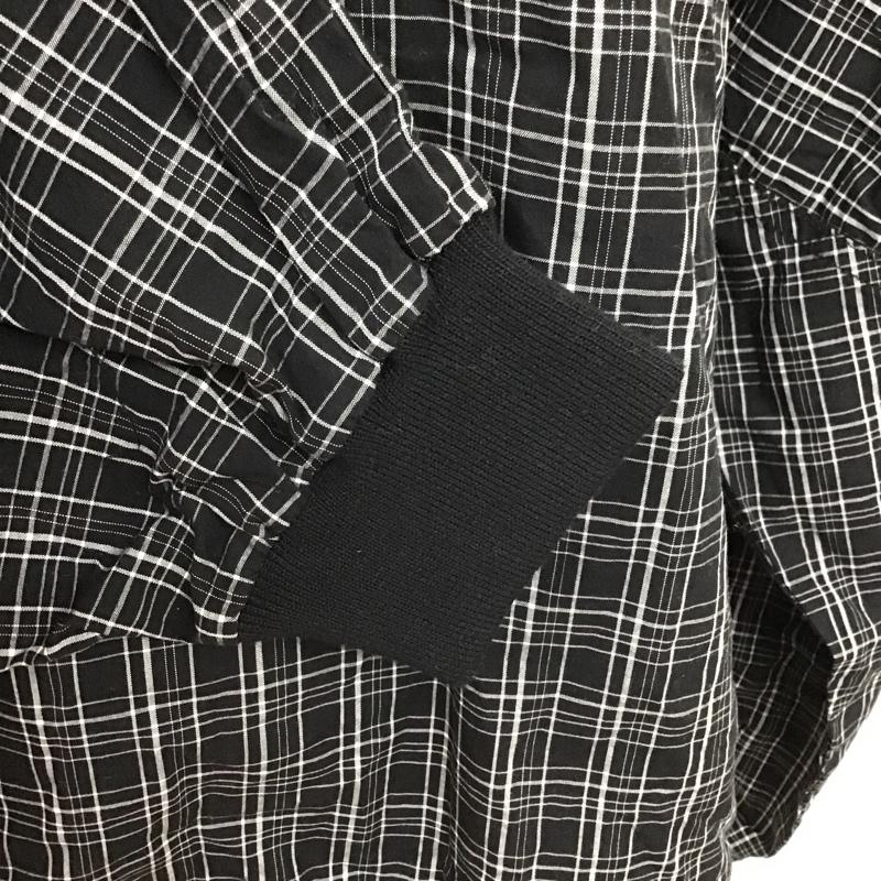 エックスガール X-girl カットソー 長袖 長袖カットソー プルオーバー 総柄シャツ カラージャケット ビックシルエットシャツ 2 総柄 白 / ホワイト / X 黒 / ブラック /  レディース USED 古着 中古 10098526