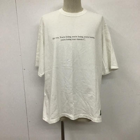 アンダーカバー UNDERCOVER Tシャツ 半袖 UC1C4806-2 BD天竺TEE VITAMIN C タグ付き 3 ロゴ、文字 白 / ホワイト /  メンズ USED 古着 中古 10098542