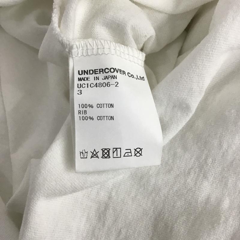 アンダーカバー UNDERCOVER Tシャツ 半袖 UC1C4806-2 BD天竺TEE VITAMIN C タグ付き 3 ロゴ、文字 白 / ホワイト /  メンズ USED 古着 中古 10098542