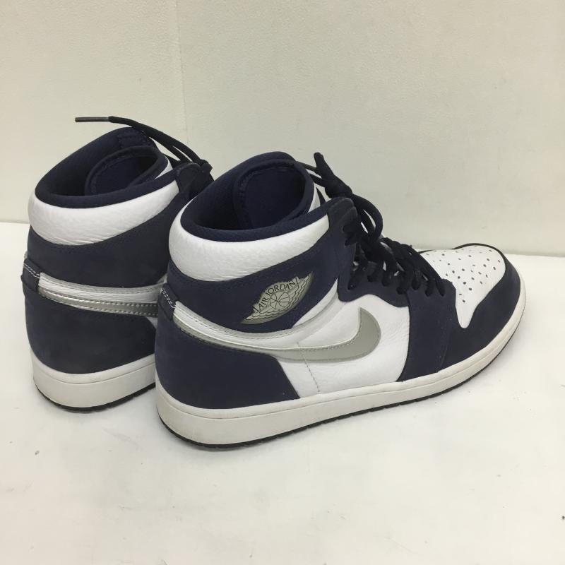 ナイキ NIKE スニーカー スニーカー AIR JORDAN 1 RETRO HIGH OG CO.JP エアジョーダン 1 ハイ OG コンセプトジャパン DC1788-100 28.0cm ロゴ、文字 白 / ホワイト / X 紺 / ネイビー /  メンズ USED 古着 中古 10098592