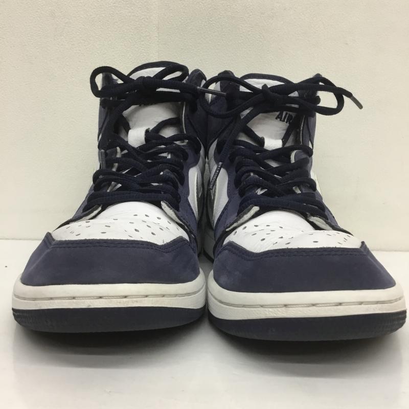 ナイキ NIKE スニーカー スニーカー AIR JORDAN 1 RETRO HIGH OG CO.JP エアジョーダン 1 ハイ OG コンセプトジャパン DC1788-100 28.0cm ロゴ、文字 白 / ホワイト / X 紺 / ネイビー /  メンズ USED 古着 中古 10098592