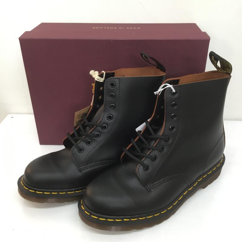 ドクターマーチン Dr.Martens ブーツ 一般 VINTAGE 1460 QUILON 8HOLE BOOT 8ホール ブーツ US：9 黒 / ブラック /  メンズ USED 古着 中古 10098602