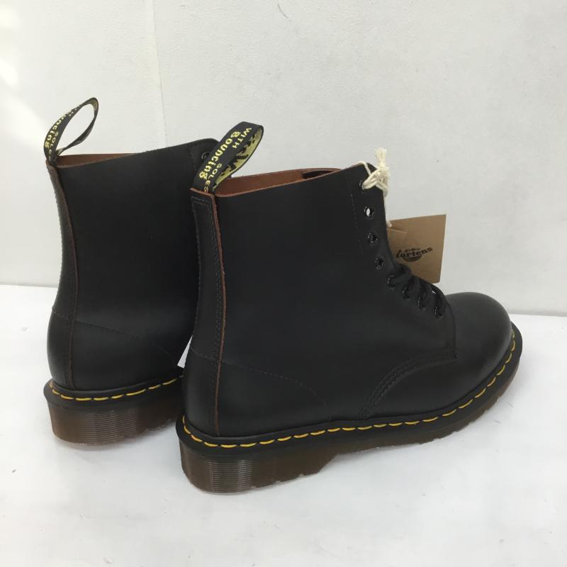 ドクターマーチン Dr.Martens ブーツ 一般 VINTAGE 1460 QUILON 8HOLE BOOT 8ホール ブーツ US：9 黒 / ブラック /  メンズ USED 古着 中古 10098602