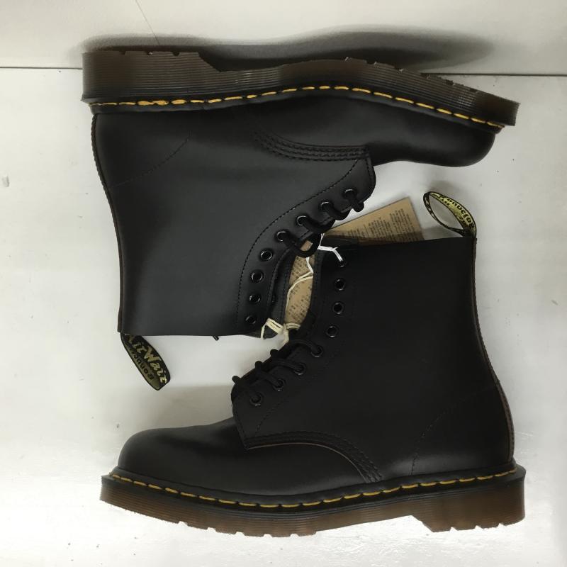 ドクターマーチン Dr.Martens ブーツ 一般 VINTAGE 1460 QUILON 8HOLE BOOT 8ホール ブーツ US：9 黒 / ブラック /  メンズ USED 古着 中古 10098602