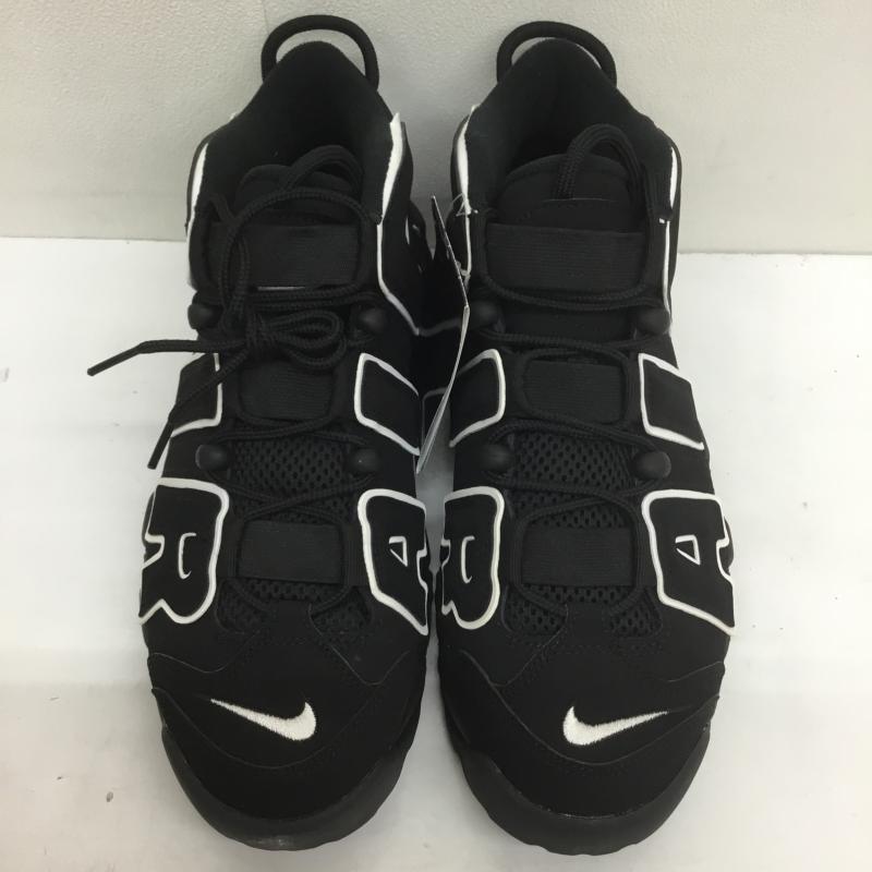 ナイキ NIKE スニーカー スニーカー AIR MORE UPTEMPO BLACK WHITE エア モア アップテンポ ブラック/ホワイト 414962-002 26.5cm ロゴ、文字 黒 / ブラック /  メンズ USED 古着 中古 10098604