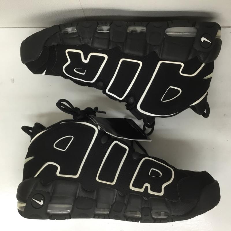 ナイキ NIKE スニーカー スニーカー AIR MORE UPTEMPO BLACK WHITE エア モア アップテンポ ブラック/ホワイト 414962-002 26.5cm ロゴ、文字 黒 / ブラック /  メンズ USED 古着 中古 10098604