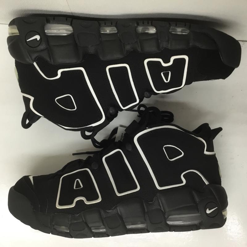 ナイキ NIKE スニーカー スニーカー AIR MORE UPTEMPO BLACK WHITE エア モア アップテンポ ブラック/ホワイト 414962-002 26.5cm ロゴ、文字 黒 / ブラック /  メンズ USED 古着 中古 10098604