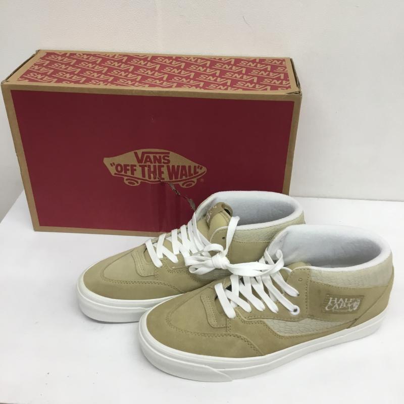 バンズ VANS スニーカー スニーカー Half Cab 33 DX Anaheim Factory アナハイムファクトリー ハーフキャブ VN0A5KX6B3F1 27.5cm ロゴ、文字 ベージュ / ベージュ /  メンズ USED 古着 中古 10098609