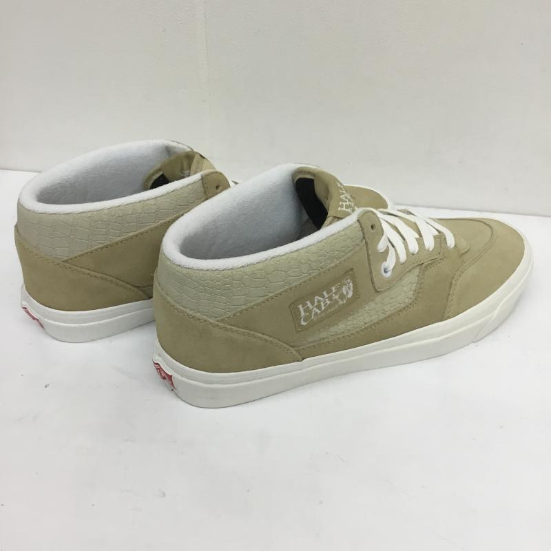 バンズ VANS スニーカー スニーカー Half Cab 33 DX Anaheim Factory アナハイムファクトリー ハーフキャブ VN0A5KX6B3F1 27.5cm ロゴ、文字 ベージュ / ベージュ /  メンズ USED 古着 中古 10098609